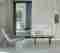 design interieur met akoestisch transparant gordijn in ecru